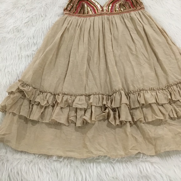 Twin set by Simona barbieri women’s boho embellished summer dress size medium - Picture 3 of 8